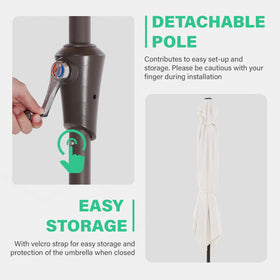 JEAREY crank-tilt design allows easy angle adjustments.
