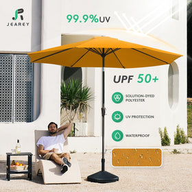 JEAREY crank mechanism enables quick setup and effortless shade control.