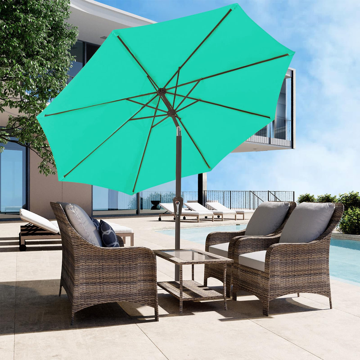 JEAREY detachable 1.5 inch pole enables simple storage