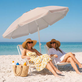 JEAREY free sand anchor secures the umbrella on sand