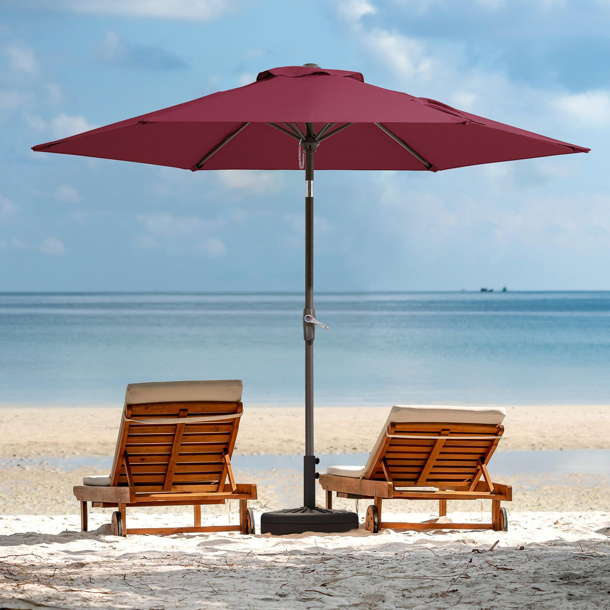 JEAREY outdoor dining under shade enhances comfort during sunny days