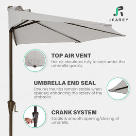 JEAREY outside shade enhances poolside or garden ambiance