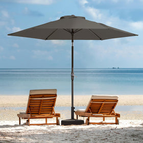 JEAREY outdoor umbrella adds timeless decor to patios, decks, pools, and beaches.