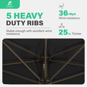 JEAREY patio umbrella crank-handle for easy opening and smooth operation