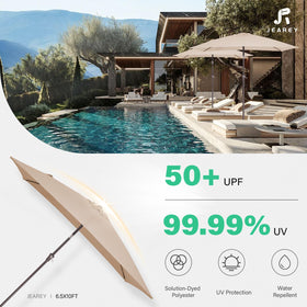 JEAREY 100% polyester fabric with waterproof and UV coatings.