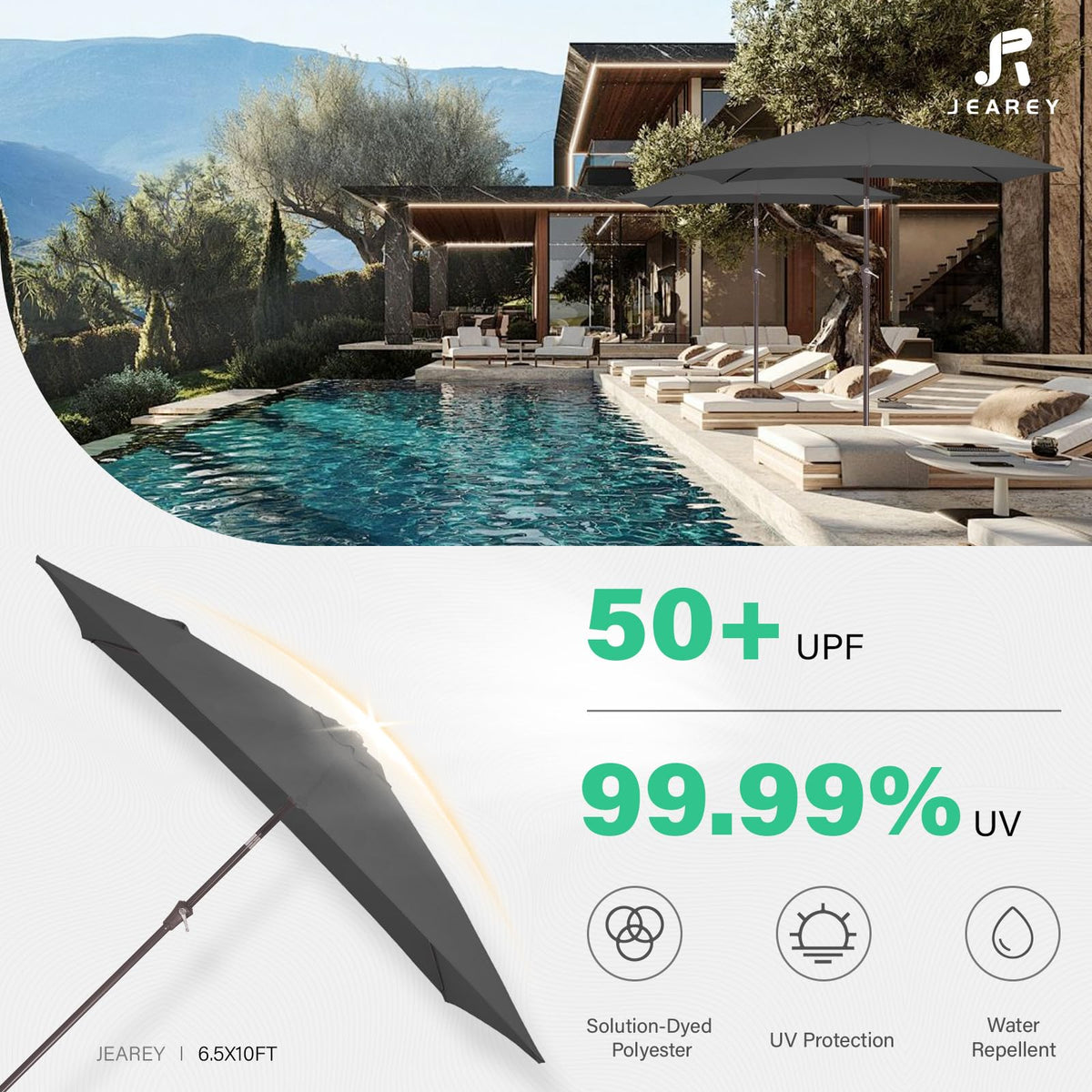 Top air vent enhances airflow and helps keep the canopy steady.