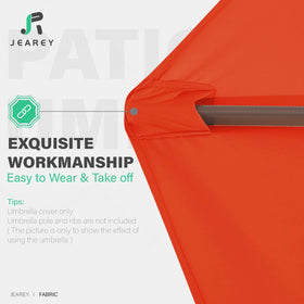 JEAREY replacement canopy for 8-rib umbrellas