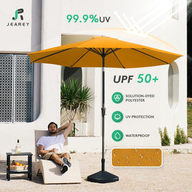 JEAREY rust-free powder-coated iron pole offers durable maintenance-free use