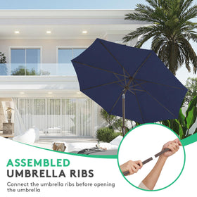 JEAREY rust-free powder-coated pole withstands outdoor weather