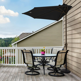 JEAREY strong iron ribs provide reliable support for outdoor use