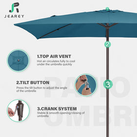 JEAREY top-air-vent canopy improves airflow and stability