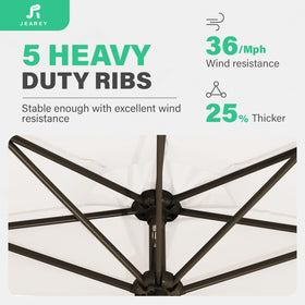 JEAREY top air vent canopy helps airflow and cooling shade