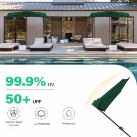JEAREY double-layer top vent improves airflow under the canopy.