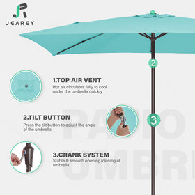 JEAREY assembled canopy design saves storage space when not in use