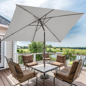 JEAREY double-layer canopy improves airflow and cooler shade.