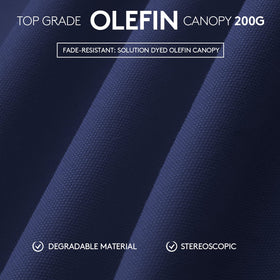 JEAREY olefin fade-resistant fabric maintains color under sun exposure.