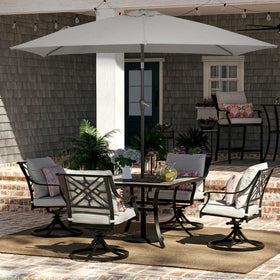 JEAREY umbrella uses UV-protected fabric to shield skin from sun.