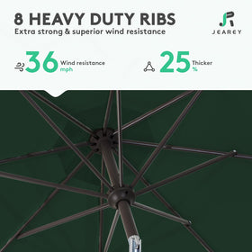 JEAREY waterproof canopy shields furniture from rain and splashes