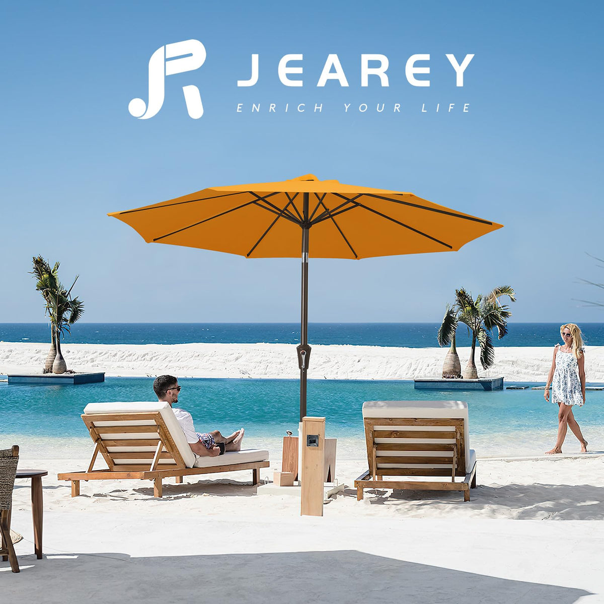 JEAREY UV-protection fabric resists sun damage for outdoor reliability