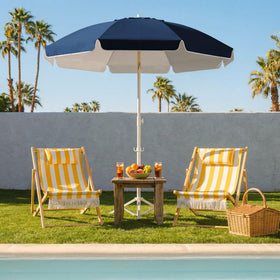 JEAREY vented top with silver UV coating blocks strong sun.