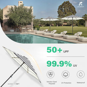 JEAREY wind vent and breathable fabric promote airflow and shade stability.