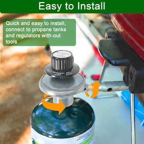 JEASOM regulator matched to low-pressure appliances with M12 x 1.5 thread