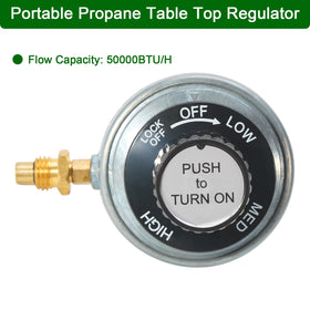 JEASOM safety lock feature on the regulator knob