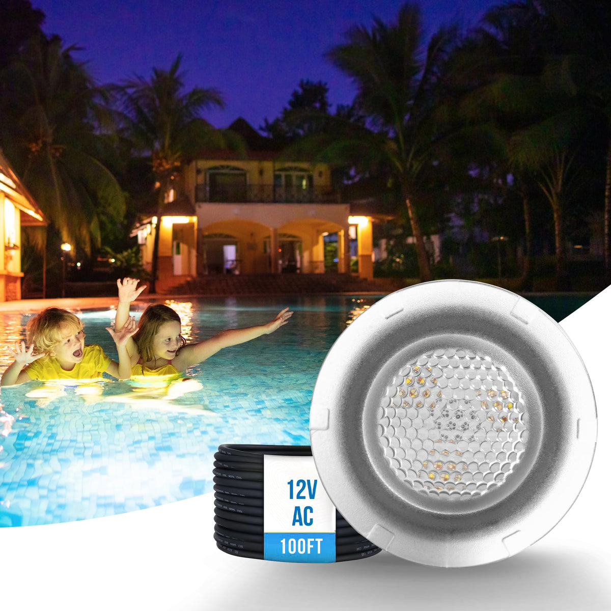 Jeavle 5-year warranty and support for pool lighting