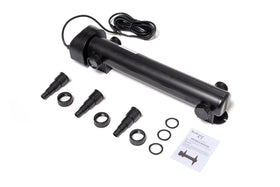 Jebao CW-55 16 ft power cord and 55W bulb simplify setup.