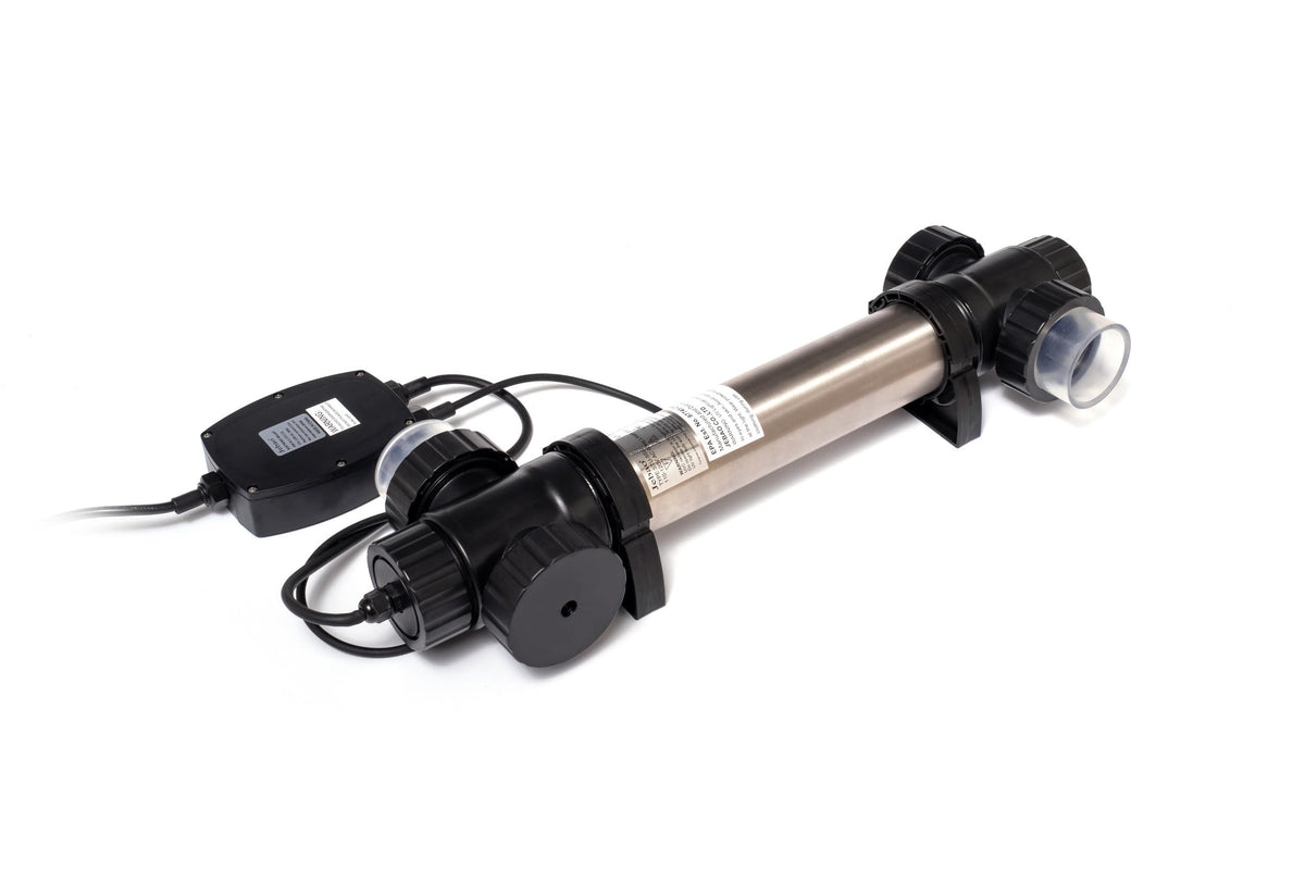Jebao STU-55 22 ft cord enables flexible placement around the pond