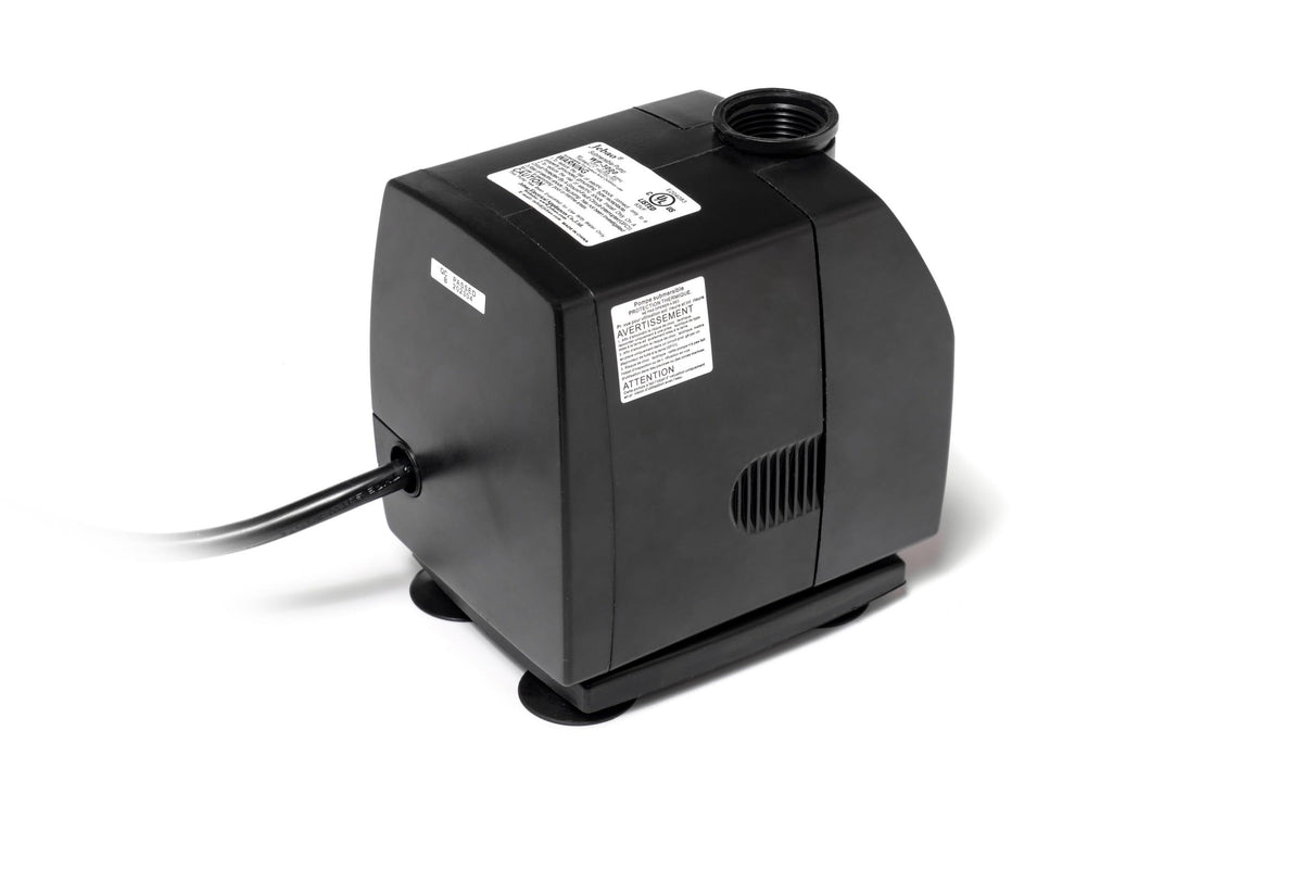 Jebao WP-2000 multiple outlet sizes for versatile tubing connections.