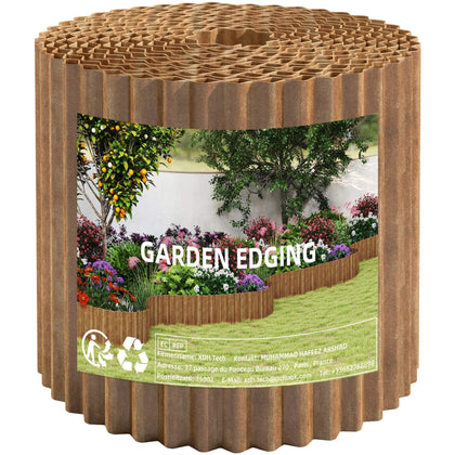 Jebosam garden edging with wave design enhances border aesthetics and lawn definition.