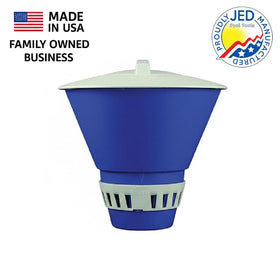 JED Pool Tools dispenser works with both above-ground and in-ground pools
