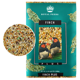 JEDDS Finch Plus bag front showing premium finch seed blend for small birds.