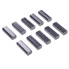JEENDA flywheel keys in a 10-pack for Briggs & Stratton engines, ready for replacement.