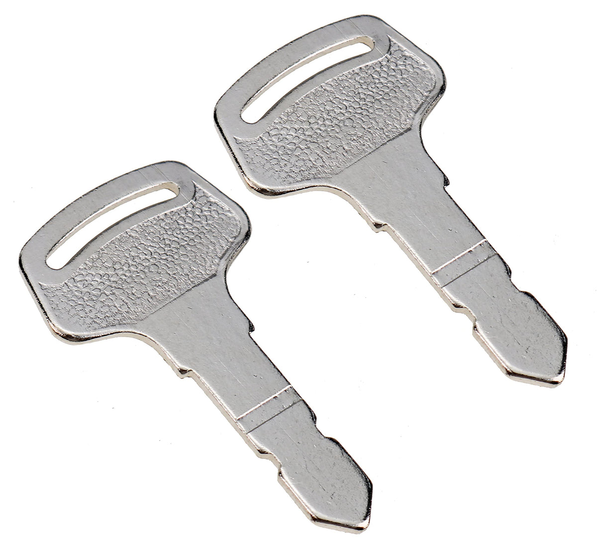 JEENDA ignition keys pair in metal finish for Kubota B series compatibility and quick starts