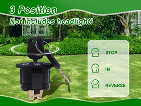 JEENDA ignition switch key compatible with Craftsman tractors for easy swap