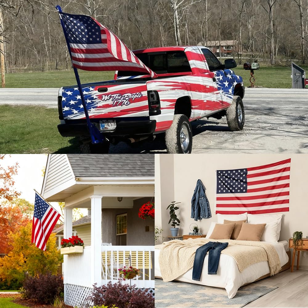 Jegatoo flag fade-resistant color for lasting visibility.