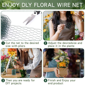 JELIEE hexagonal wire for wreaths offering flexible bending for decorative arches