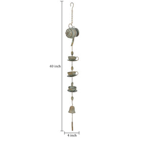 Jemeni rain chime installation on gutters or porches adds peaceful ambiance.
