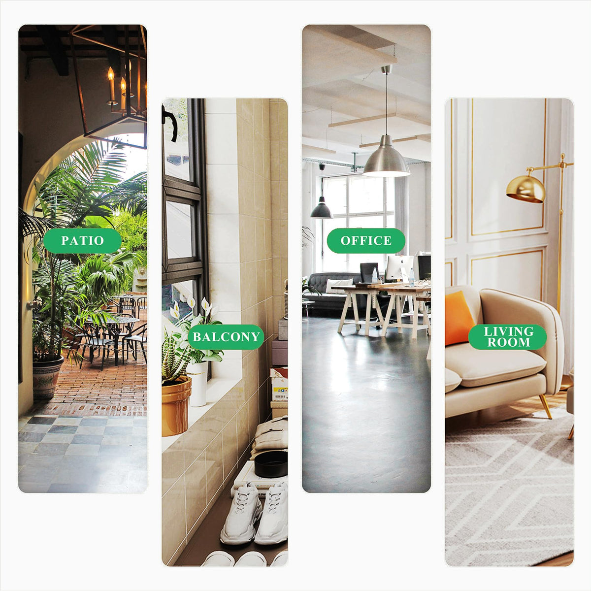 JEPRECO corner display with plants and ornaments illustrating multi-functional decor