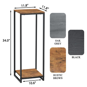 JEPRECO Corner flower pot holder fits compact rooms with style.