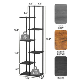 JEPRECO indoor plant stand side view highlighting sturdy build