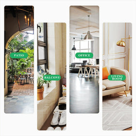 JEPRECO versatile decor display featuring plants and books
