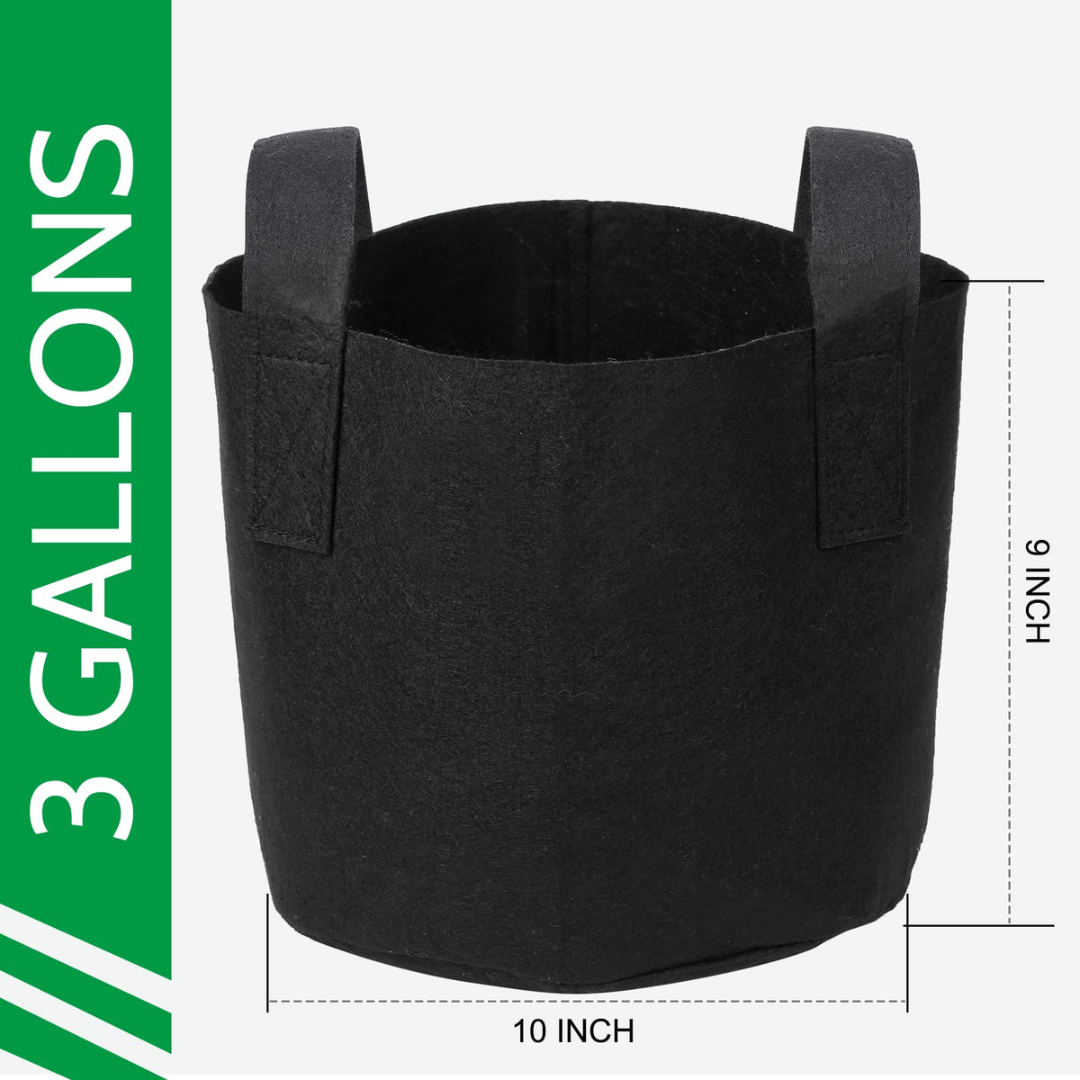 JERIA nonwoven fabric grow bags show breathable material for healthy roots