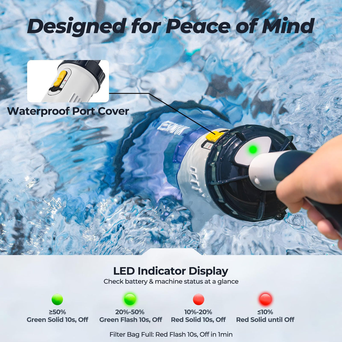JESIMAIK cleans above-ground and inground pools, spas, and hot tubs
