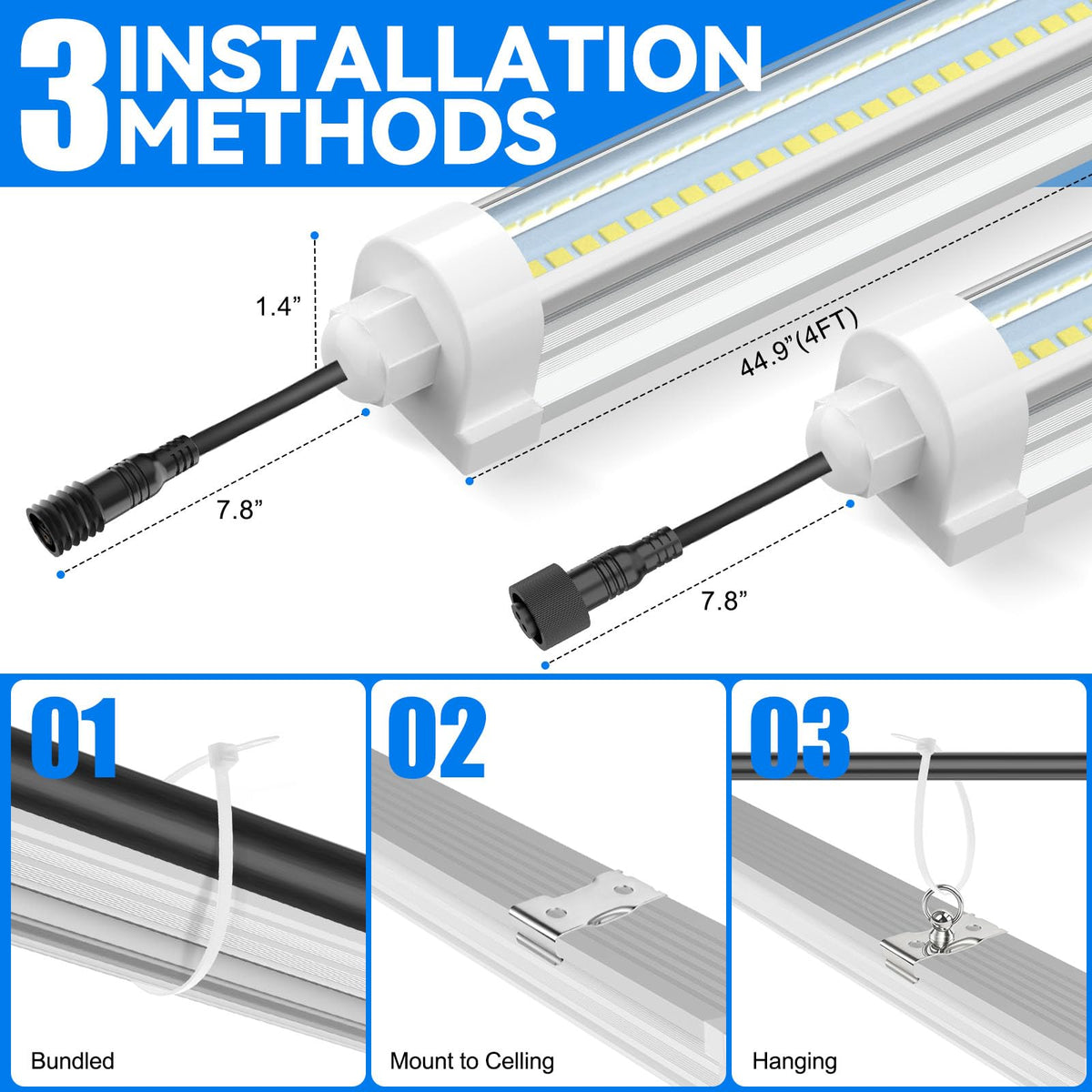 JESLED linkable grow light system to cover larger grow areas.