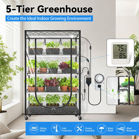 JESLED waterproof LED grow lights designed for humidity and strong PPFD