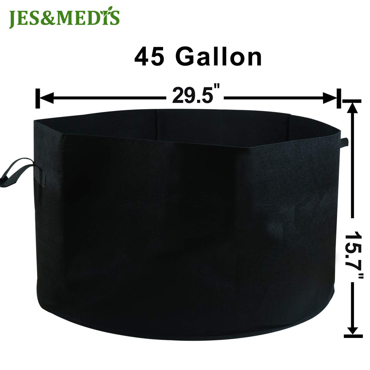JES&MEDIS grow bags demonstrating smart drainage for healthy root systems.