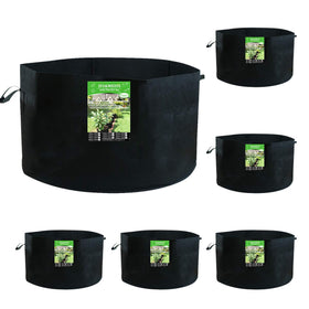 JES&MEDIS 45-gallon grow bags with thick materials for durable garden use.